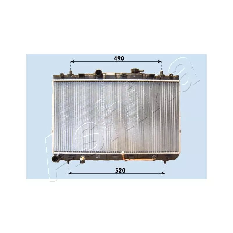 Radiateur, refroidissement du moteur ASHIKA RDA283100