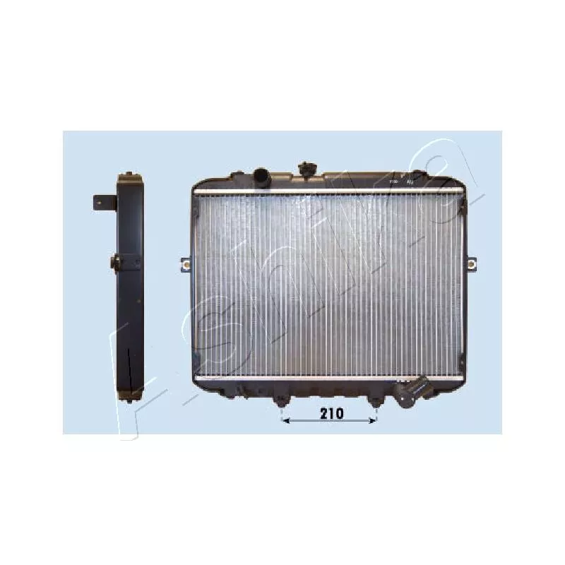 Radiateur, refroidissement du moteur ASHIKA RDA283106