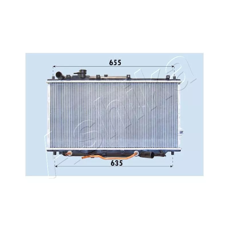 Radiateur, refroidissement du moteur ASHIKA RDA333007