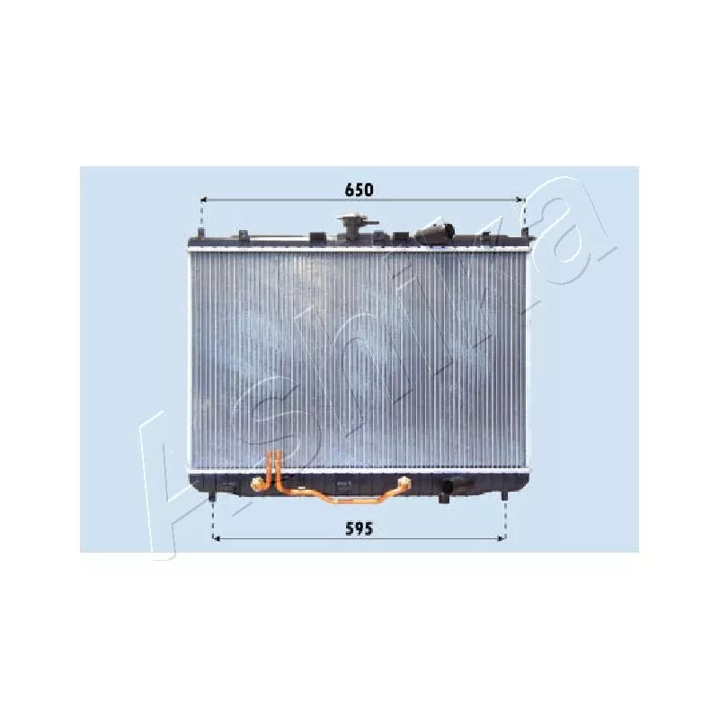 Radiateur, refroidissement du moteur ASHIKA RDA333024