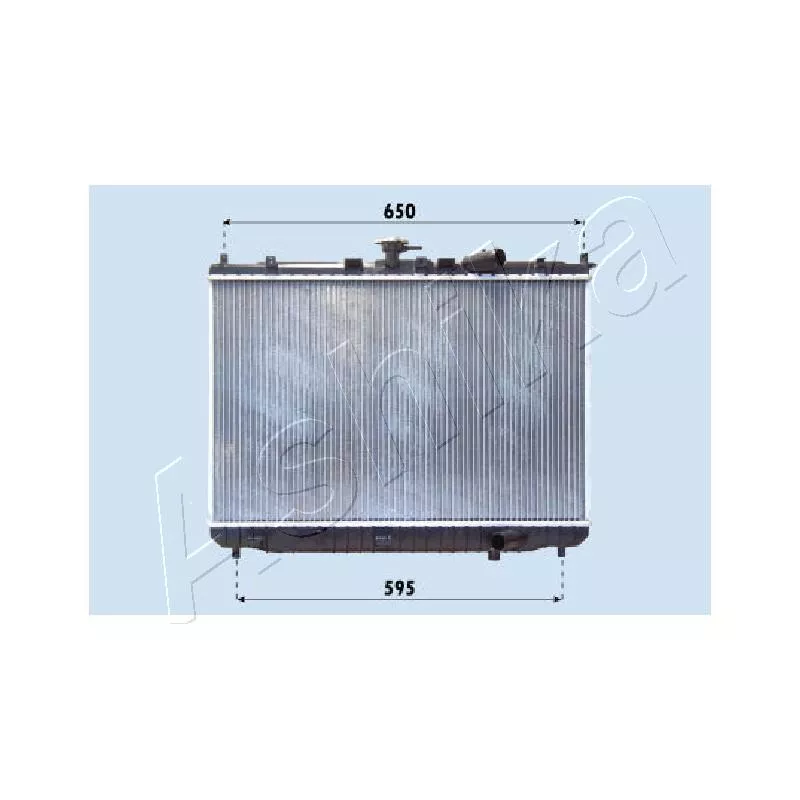 Radiateur, refroidissement du moteur ASHIKA RDA333025
