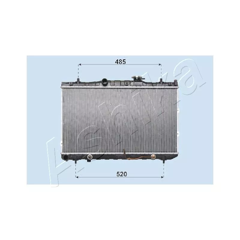 Radiateur, refroidissement du moteur ASHIKA RDA333031