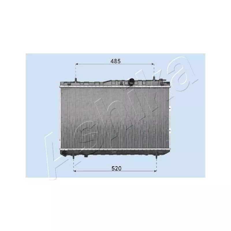 Radiateur, refroidissement du moteur ASHIKA RDA333033