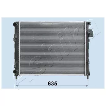 Radiateur, refroidissement du moteur ASHIKA RDC092031