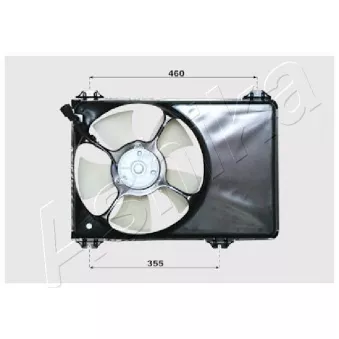 Ventilateur, refroidissement du moteur ASHIKA VNT142001