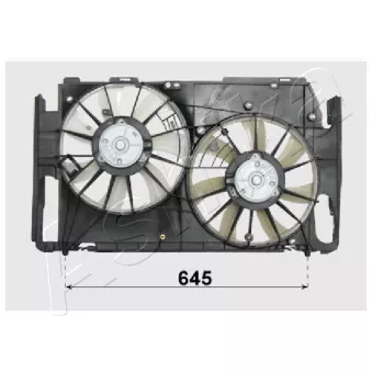 Ventilateur, refroidissement du moteur ASHIKA VNT152022