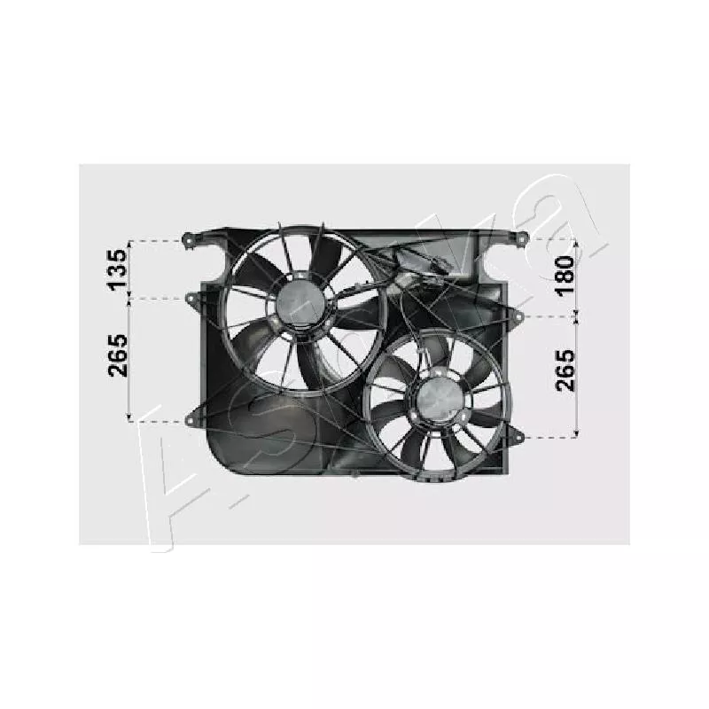 Ventilateur, refroidissement du moteur ASHIKA VNT312011