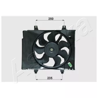 Ventilateur, refroidissement du moteur ASHIKA VNT332001