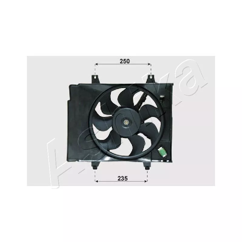 Ventilateur, refroidissement du moteur ASHIKA VNT332001