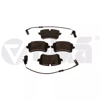 Jeu de 4 plaquettes de frein arrière VIKA 66981696501