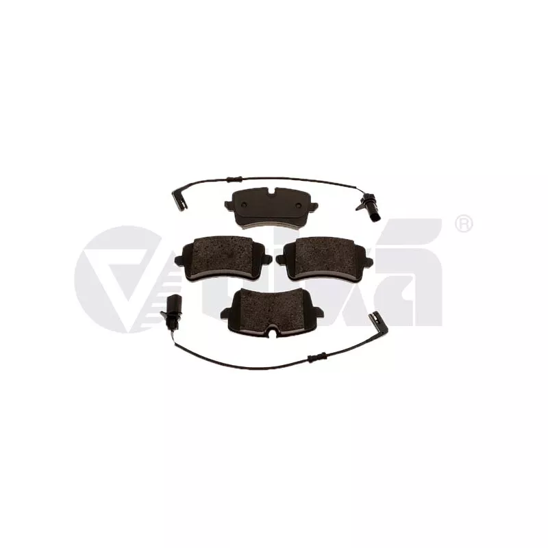 Jeu de 4 plaquettes de frein arrière VIKA 66981696501