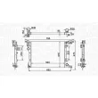Radiateur, refroidissement du moteur MAGNETI MARELLI 350213203300 - Visuel 3