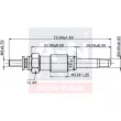 Bougie de préchauffage A-N PARTS A-N073107 - Visuel 1