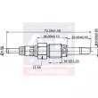Bougie de préchauffage A-N PARTS A-N076199 - Visuel 2