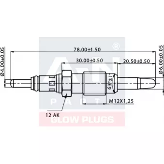 Bougie de préchauffage A-N PARTS A-N091391