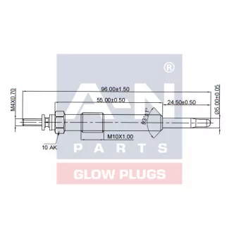 Bougie de préchauffage A-N PARTS