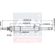Bougie de préchauffage A-N PARTS A-N107344 - Visuel 1