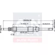 Bougie de préchauffage A-N PARTS A-N108639 - Visuel 1
