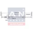 Bougie de préchauffage A-N PARTS A-N125198 - Visuel 1
