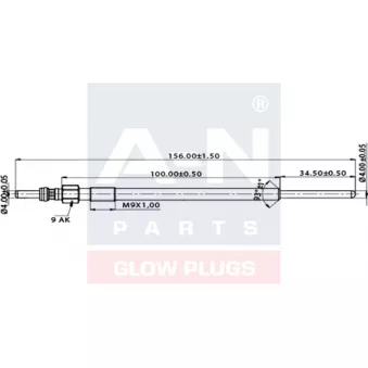 Bougie de préchauffage A-N PARTS