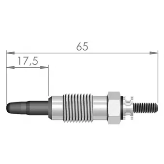 Bougie de préchauffage RESCAL 061 381