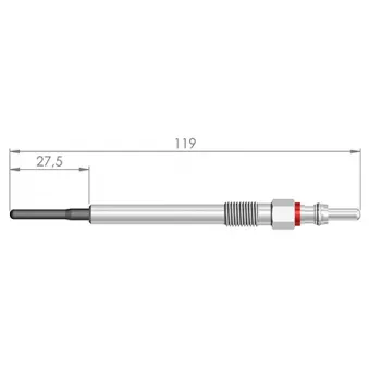 Bougie de préchauffage RESCAL 119 025