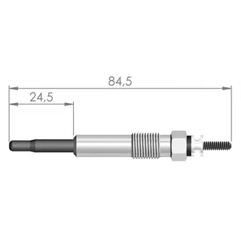 Bougie de préchauffage RESCAL 084 238