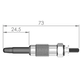 Bougie de préchauffage RESCAL 074 106