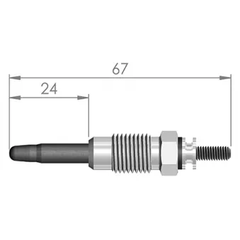 Bougie de préchauffage RESCAL 064 163