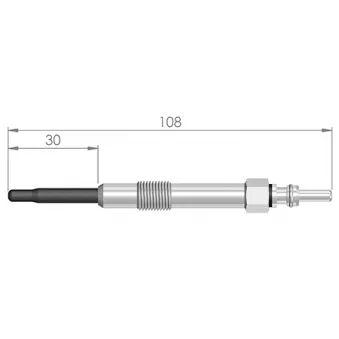 Bougie de préchauffage RESCAL 108 639