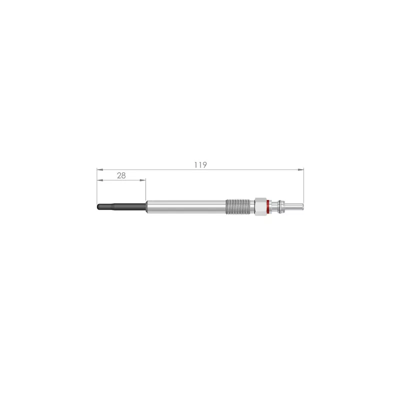 Bougie de préchauffage RESCAL 119 004