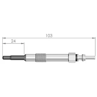 Bougie de préchauffage RESCAL 103 436