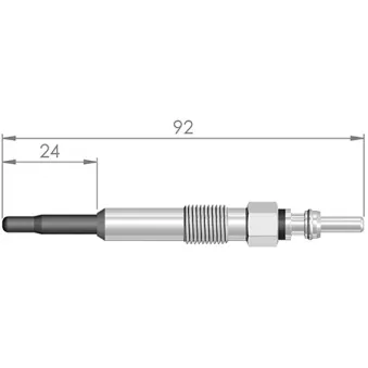 Bougie de préchauffage RESCAL 093 227