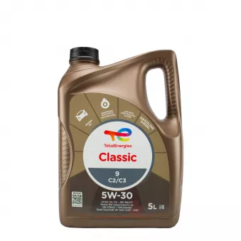 Huile moteur 5W-30 Classic 9 C2/C3 - 5L TOTAL 214102