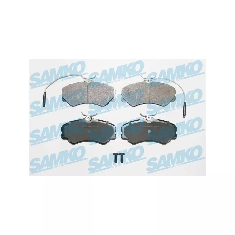 Jeu de 4 plaquettes de frein avant SAMKO 5SP011