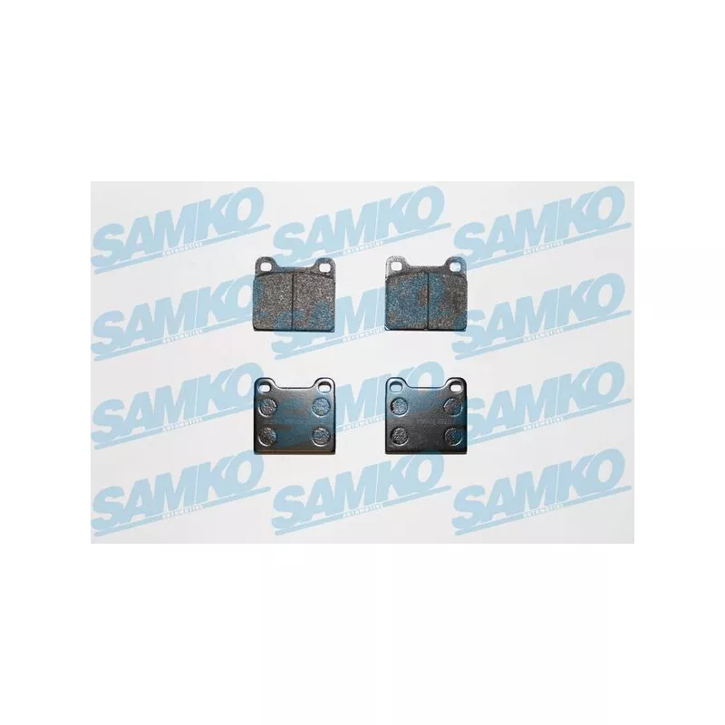 Jeu de 4 plaquettes de frein avant SAMKO 5SP024