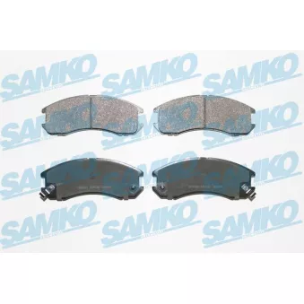 Jeu de 4 plaquettes de frein avant SAMKO
