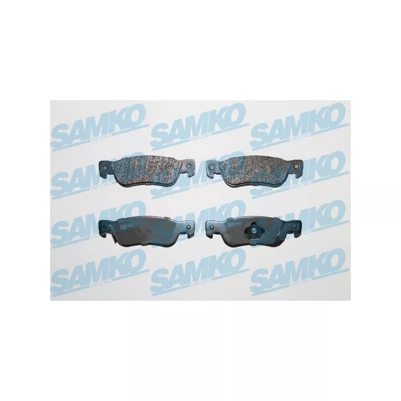Jeu de 4 plaquettes de frein arrière SAMKO 5SP052