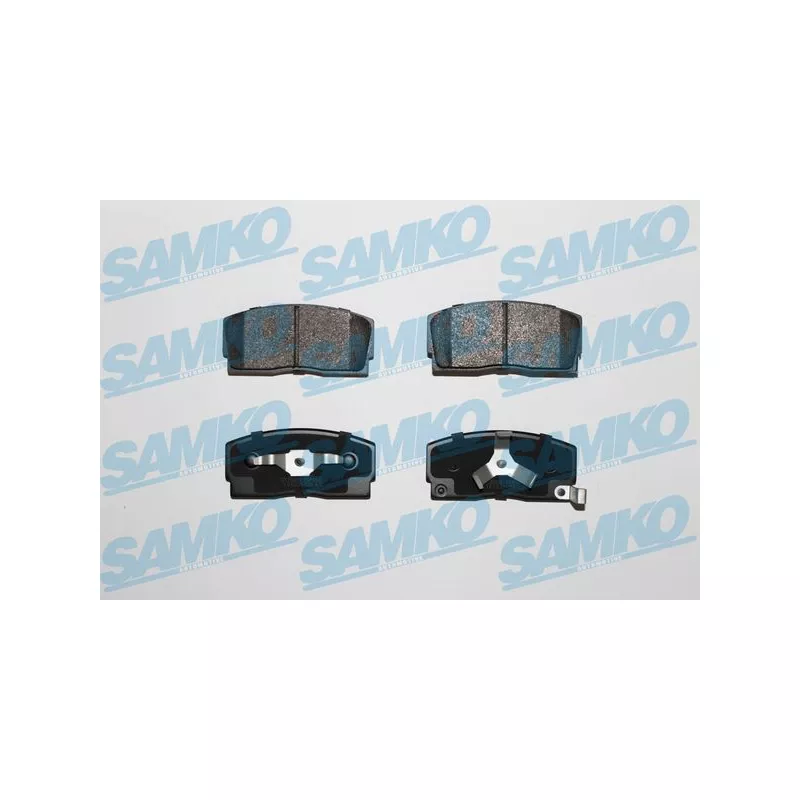 Jeu de 4 plaquettes de frein avant SAMKO 5SP055