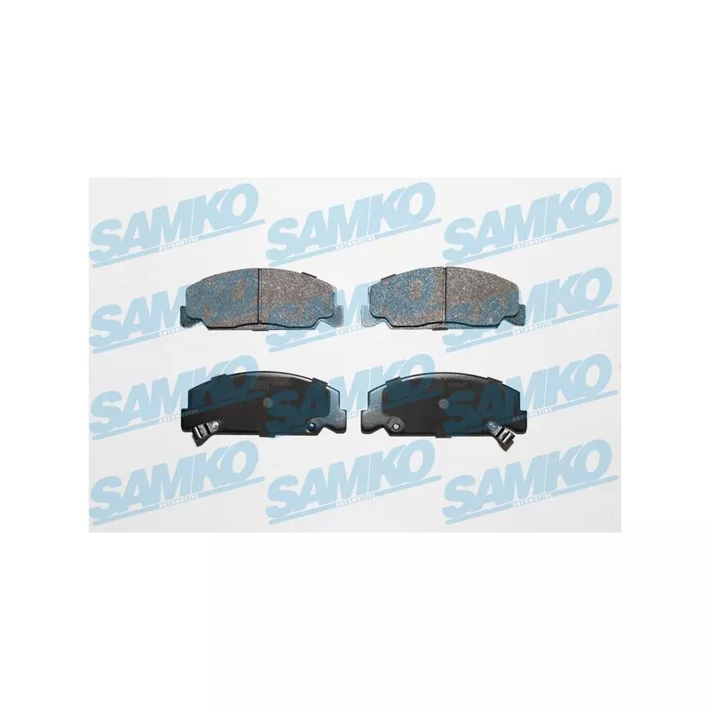 Jeu de 4 plaquettes de frein avant SAMKO 5SP083