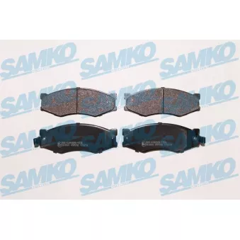Jeu de 4 plaquettes de frein avant SAMKO
