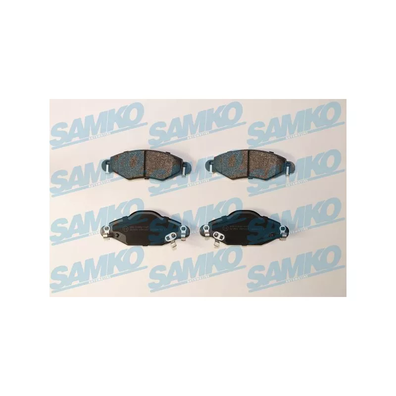 Jeu de 4 plaquettes de frein avant SAMKO 5SP1001