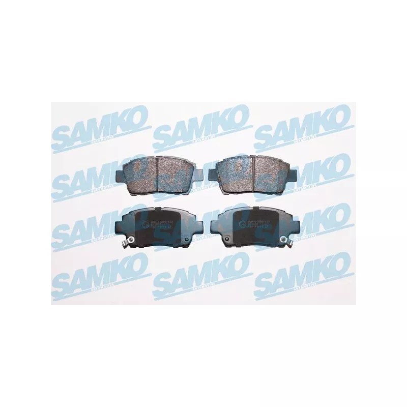 Jeu de 4 plaquettes de frein avant SAMKO 5SP1003