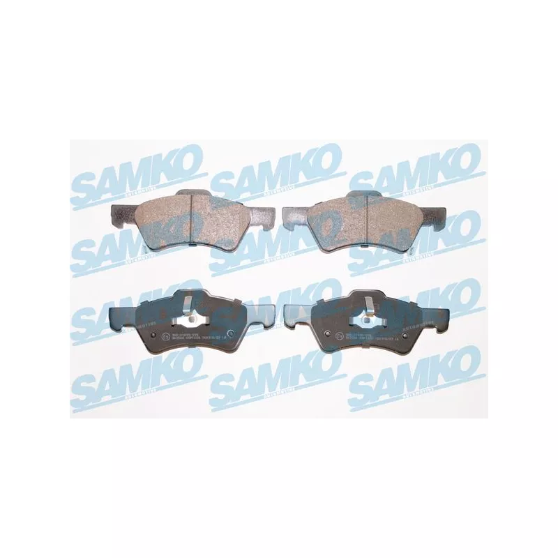 Jeu de 4 plaquettes de frein avant SAMKO 5SP1006