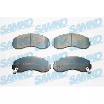 Jeu de 4 plaquettes de frein avant SAMKO
