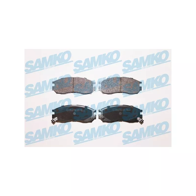 Jeu de 4 plaquettes de frein avant SAMKO 5SP1012