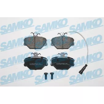 Jeu de 4 plaquettes de frein avant SAMKO