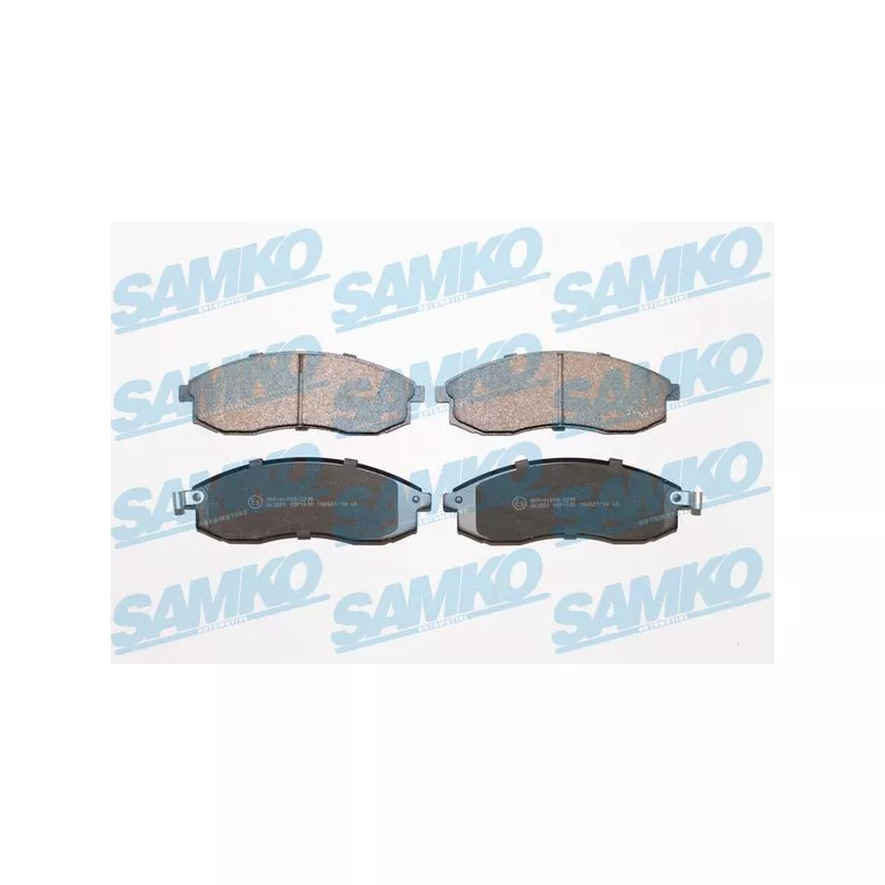 Jeu de 4 plaquettes de frein avant SAMKO 5SP1030