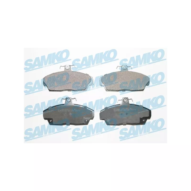 Jeu de 4 plaquettes de frein avant SAMKO 5SP1034