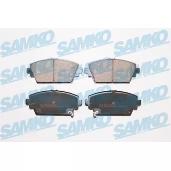 Jeu de 4 plaquettes de frein avant SAMKO